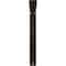 Ekena Millwork Ashford Single, Wrought Iron Bracket, (Single center brace), Antiqued Bras 1 1/2"W  x 7 1/2"D x 10"H BKTM01X07X10SASABS - alternate 7